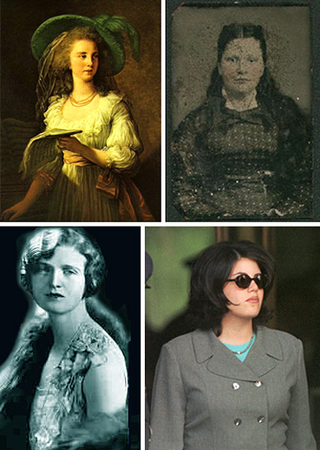 Four of the 137 known presidential mistresses.